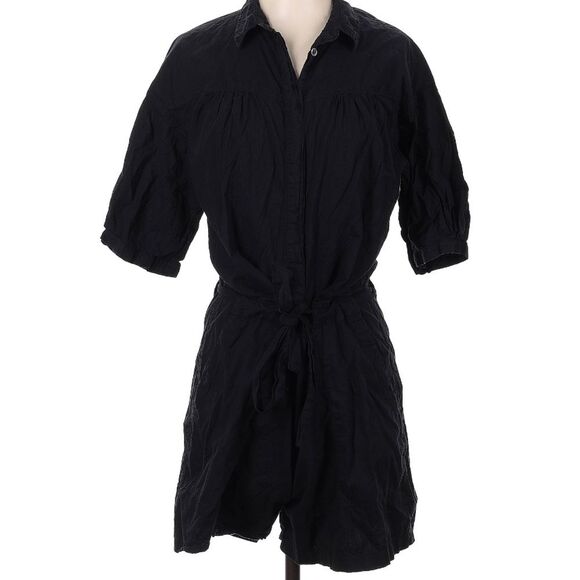 Xirena 100% Cotton Poplin Grady Romper Lightweight Relaxed Minimalist Size XS - Picture 2 of 9